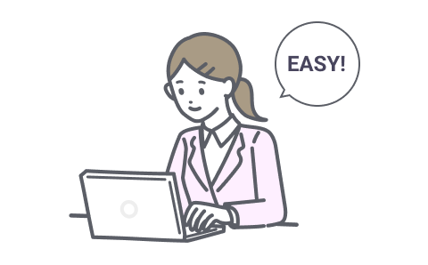 ファイルをアップするだけのカンタン操作